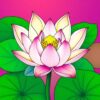 Lotus Bloom Paint Numbers