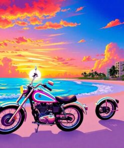 Miami Beach Roller Glide Paint By Numbers