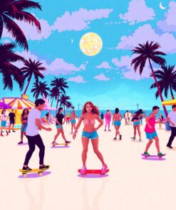 Skate Scene Paint Numbers