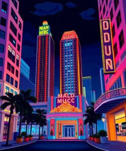 Entrance Glow Paint Numbers