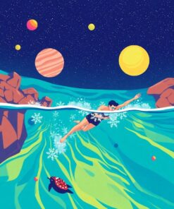 SciFi Swim Paint Numbers