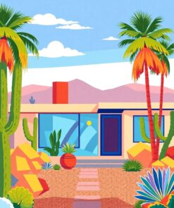 Desert Home Paint Numbers