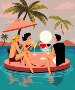 Cocktail Hour Paint Numbers