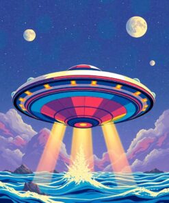 Flying Saucer Paint Numbers