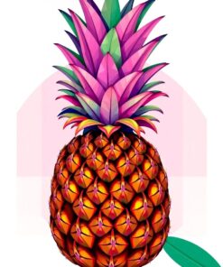 Tropical Pineapple Paint Numbers