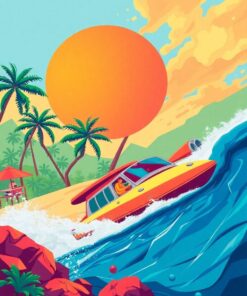 Scifi Chase Paint Numbers