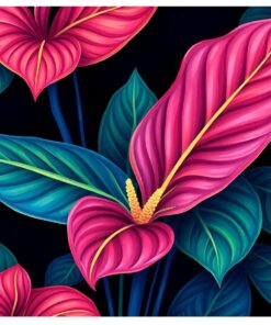 Midnight Fairy Alocasia Paint By Numbers