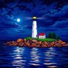 Lighthouse Glow Paint Numbers