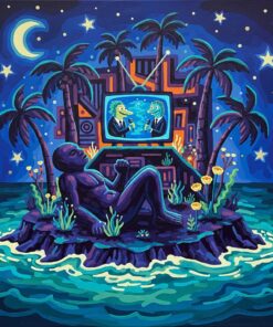 Midnight Island Television Guest Paint By Numbers