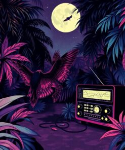 Midnight Jungle Airwaves Paint By Numbers