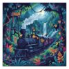 Midnight Jungle Train Heist Paint By Numbers