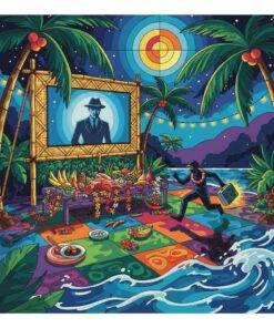 Midnight Luau Cinema Crime Paint By Numbers