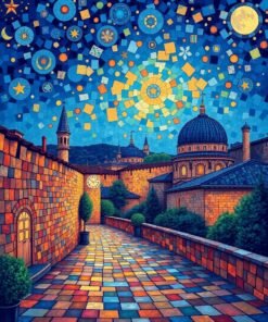 Ancient Tiles Paint Numbers