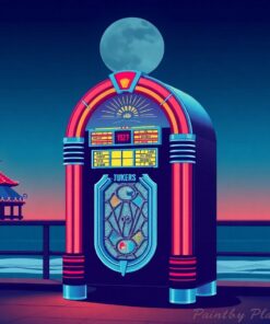 Retro Jukebox Paint Numbers