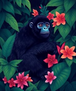 Tropical Flora Paint Numbers