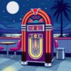 Diner Jukebox Paint Numbers