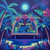 Midnight Tropical Marquee Paint By Numbers