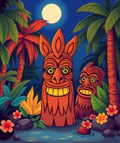 Tropical Tiki Paint Numbers