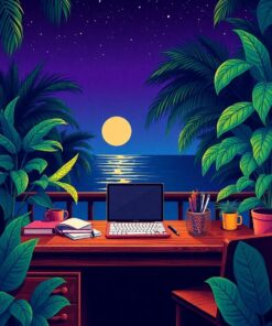 Writer Desk Paint Numbers