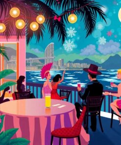 Midnight Tropicana Soiree Paint By Numbers