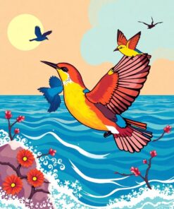 Retro Shores Paint Numbers