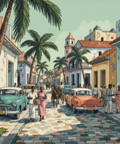 Mint Havana Morning Light Paint By Numbers