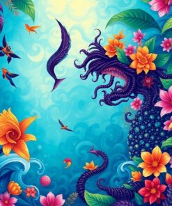 Mirage Of Tropical Sirens Paint By Numbers