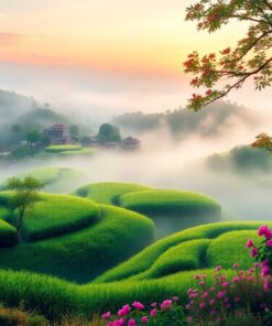 Mist Over Realistic Taro Paint By Numbers