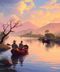 River Journey Paint Numbers