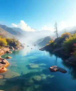 Misty Capybara Hot Springs Paint By Numbers