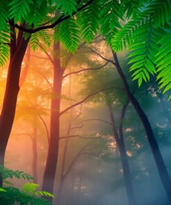 Fern Canopy Paint Numbers