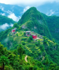 Jungle Terraces Paint Numbers