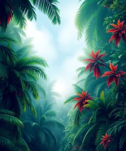 Tropical Canopy Paint Numbers