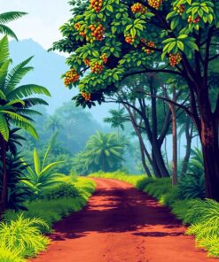 Coffee Trail Paint Numbers