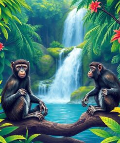 Tropical Cascade Paint Numbers