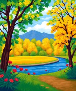 TV Glow Paint Numbers