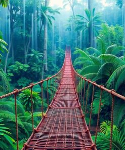 Rope Bridge Paint Numbers