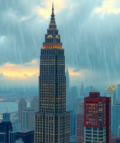 Pearl Skyscraper Paint Numbers