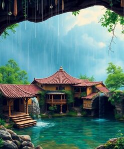 Vintage Grotto Paint Numbers