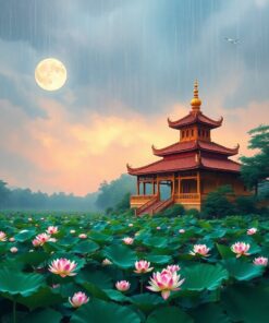 Vintage Temple Paint Numbers