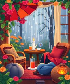 Fireside Tea Paint Numbers