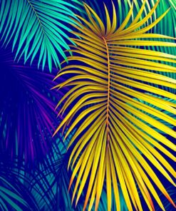 Palm Fronds Paint Numbers