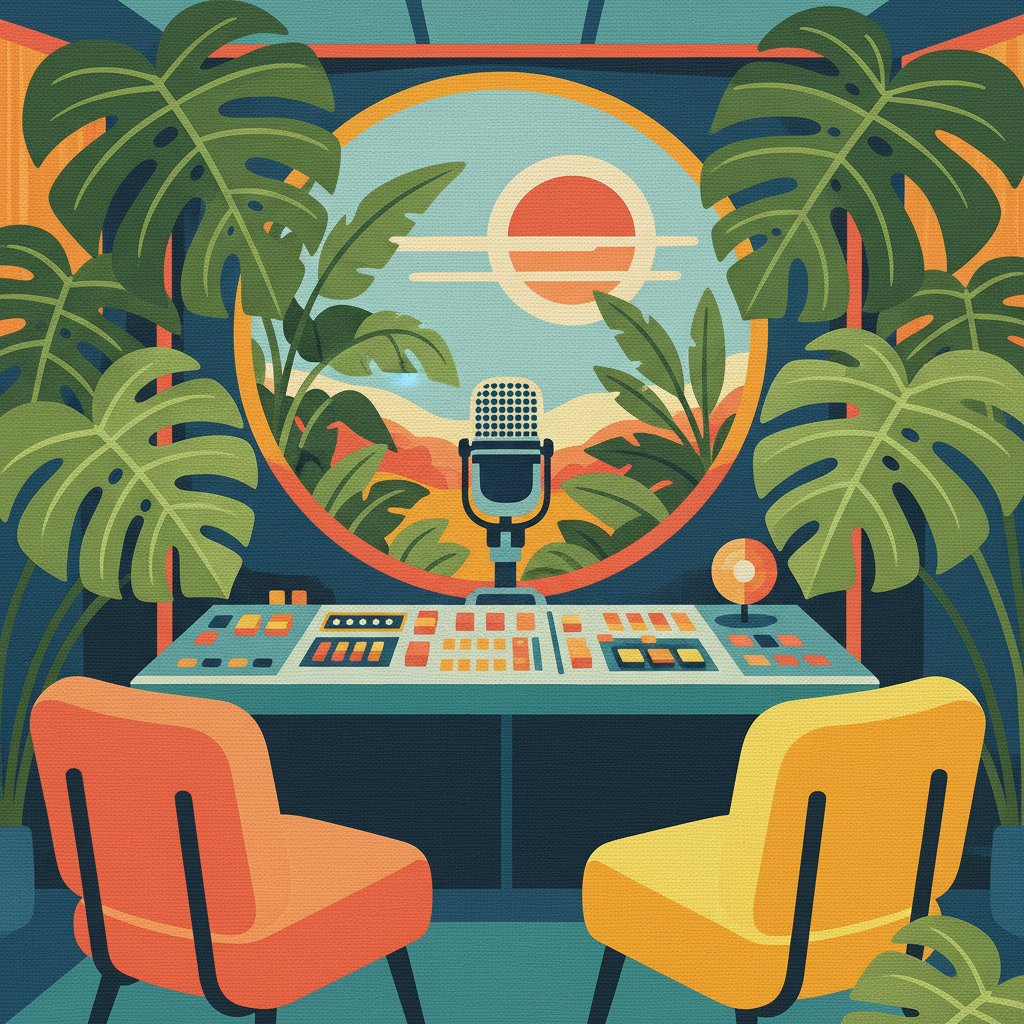 monstera-broadcasting-booth-paint-by-numbers-kit-retro-art