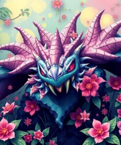 Monstera Shrouded Ancestral Blooms Paint By Numbers