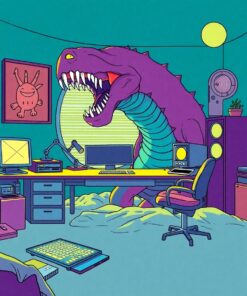 SciFi Desk Paint Numbers