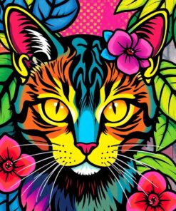 Graffiti Cat Paint Numbers