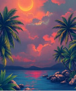 Island Tempest Paint Numbers