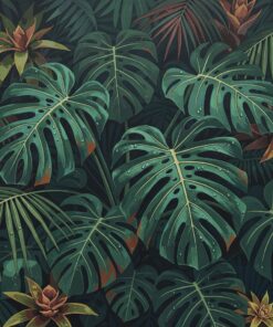 Moody Tropical Monstera Realism Paint By Numbers