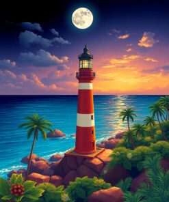 Tropical Coast Paint Numbers