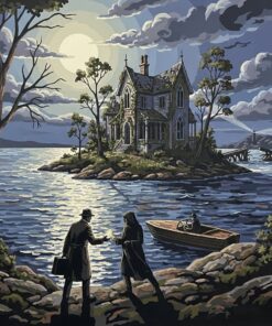 Moonlit Island Deception Paint By Numbers